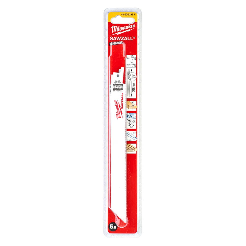 Milwaukee 200 mm Bi-Met Mt/Pro 10/14 TPI Kılıç Testere