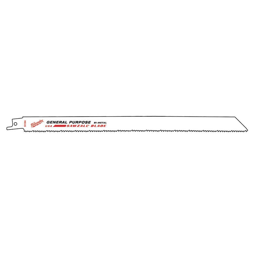 Milwaukee 300 mm Kılıç Testere Metal 5'li Paket