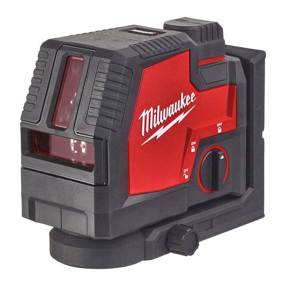 Milwaukee L4CLL-301C Kırmızı Usb Çapraz Lazer Metre