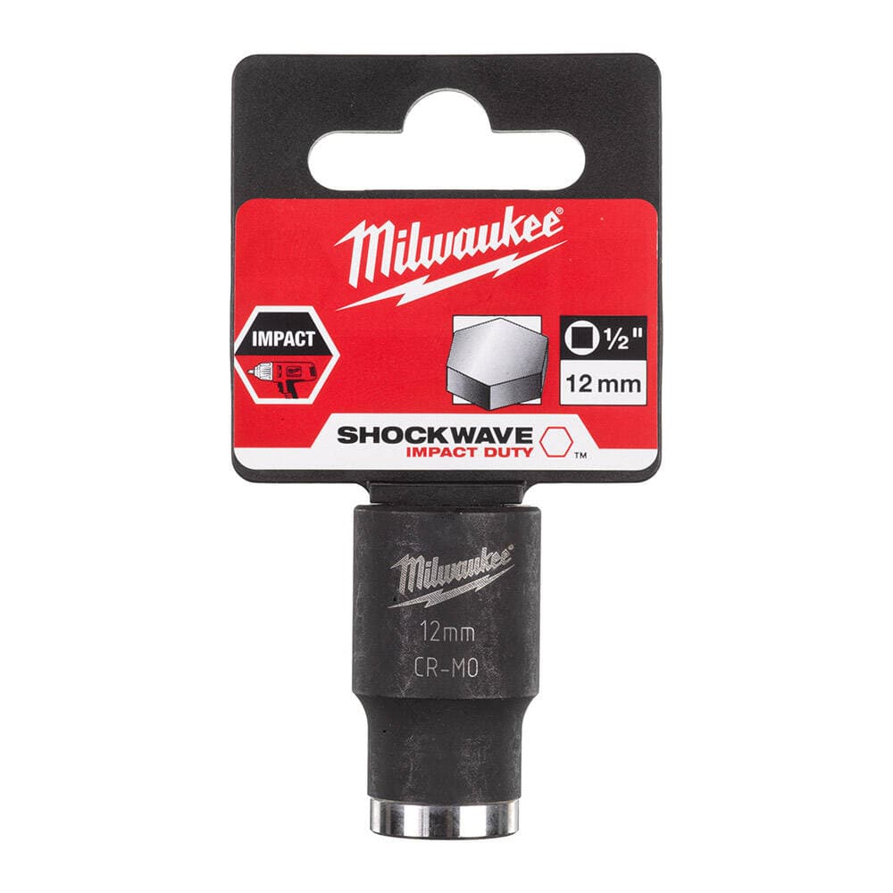 Milwaukee 12 mm Darbeli Lokma Endüstri Tip Shw 1/2 İnç Kısa (4932478037)