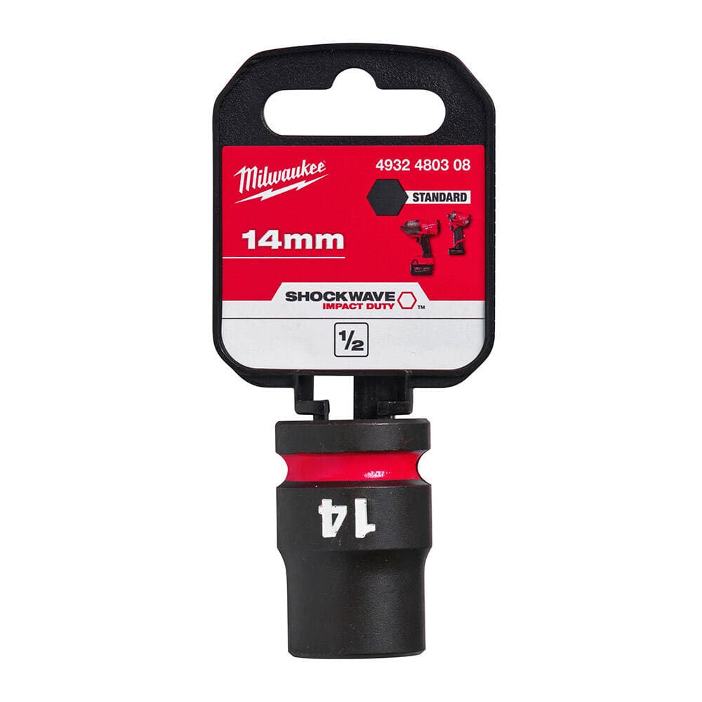 Milwaukee 14 mm Darbeli Lokma Endüstri Tip Shw 1/2 İnç Kısa