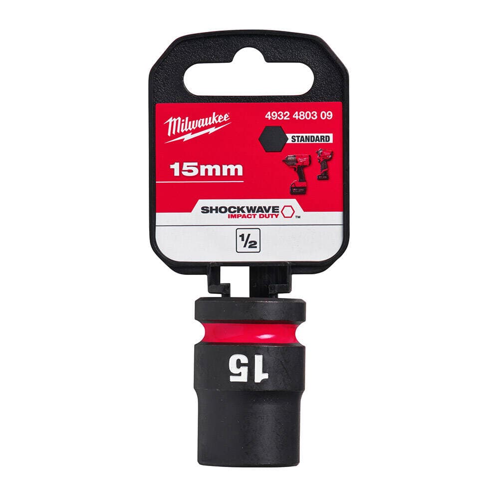 Milwaukee 15 mm Darbeli Lokma Endüstri Tip Shw 1/2 İnç Kısa
