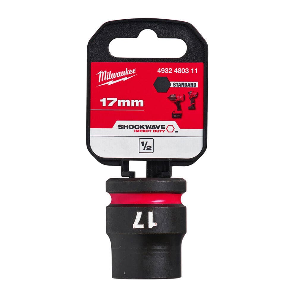 Milwaukee 17 mm Darbeli Lokma Endüstri Tip Shw 1/2 İnç Kısa