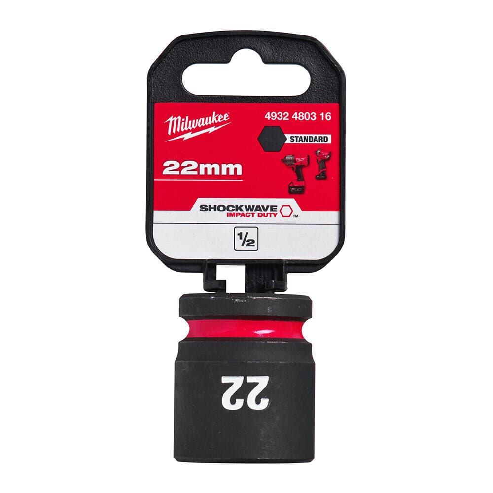 Milwaukee 22 mm Darbeli Lokma Endüstri Tip Shw 1/2 İnç Kısa