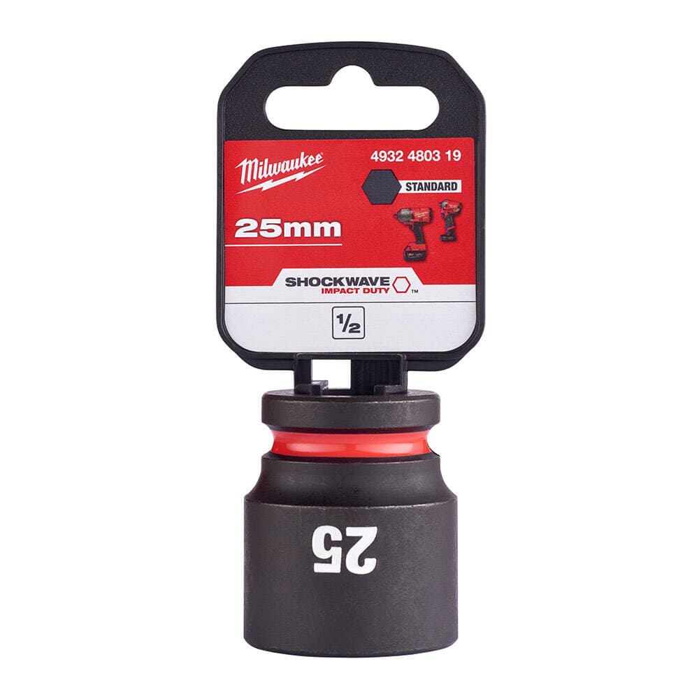 Milwaukee 25 mm Darbeli Lokma Endüstri Tip Shw 1/2 İnç Kısa