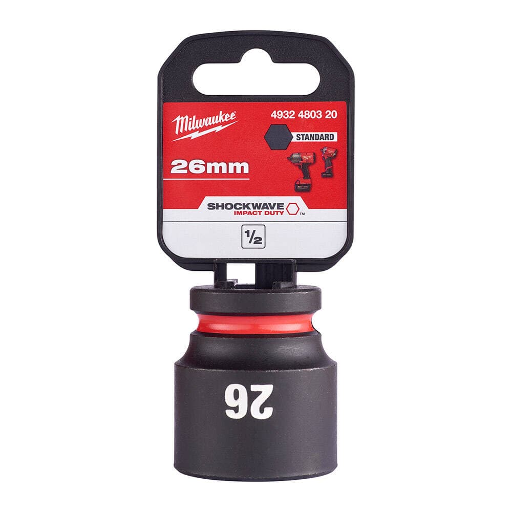 Milwaukee 26 mm Endüstri Tip Darbeli Lokma Shw 1/2 inç Kısa