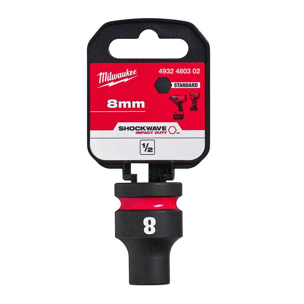 Milwaukee 8 mm Darbeli Lokma Endüstri Tip Shw 1/2 İnç Kısa