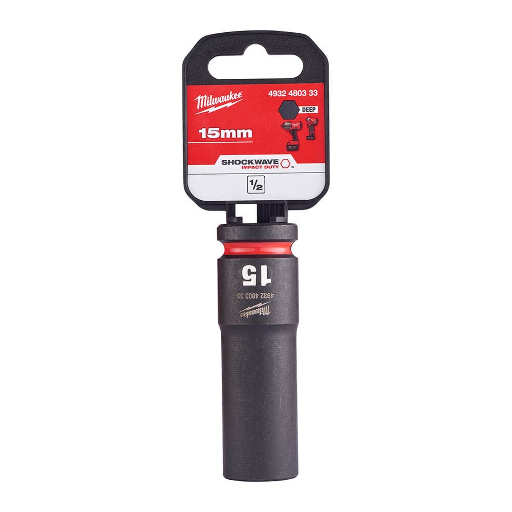 Milwaukee 15 mm Endüstri Tip Darbeli Lokma Shw 1/2 inç Derin