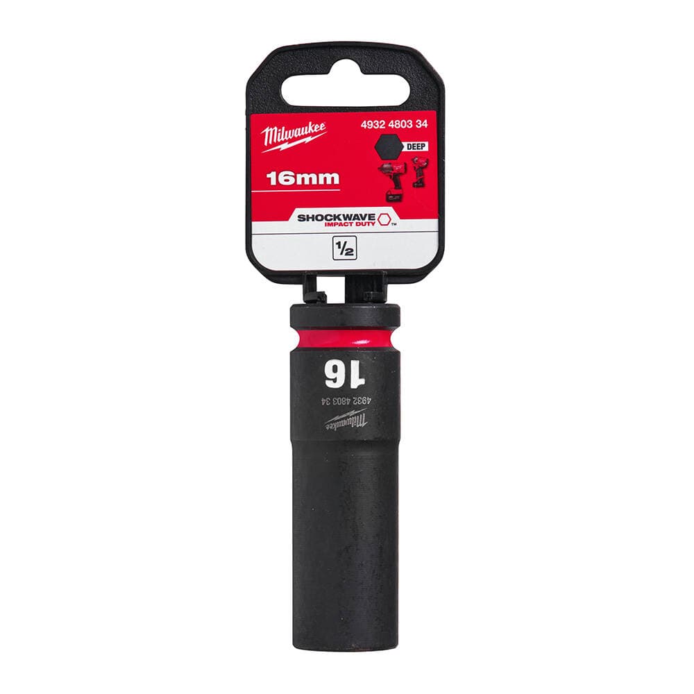 Milwaukee 16 mm Darbeli Lokma Endüstri Tip Shw 1/2 İnç Derin