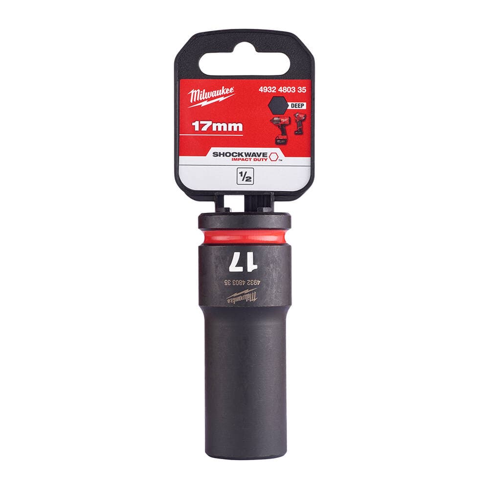 Milwaukee 17 mm Darbeli Lokma Endüstri Tip Shw 1/2 İnç Derin