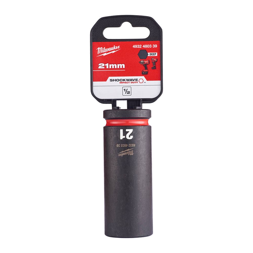 Milwaukee 21 mm Darbeli Lokma Endüstri Tip Shw 1/2 İnç Derin