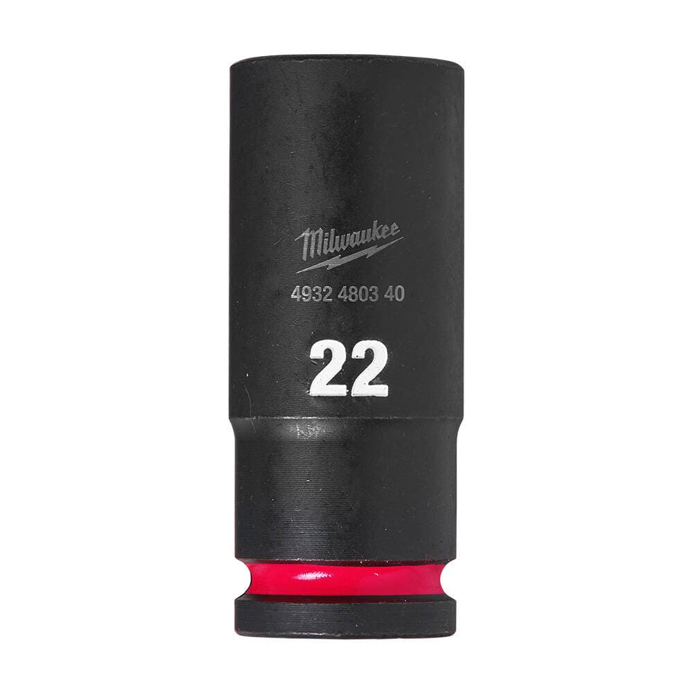 Milwaukee SHW Endüstriyel Darbeli Lokma 1/2 İnç Uzun 22mm-1 Adet