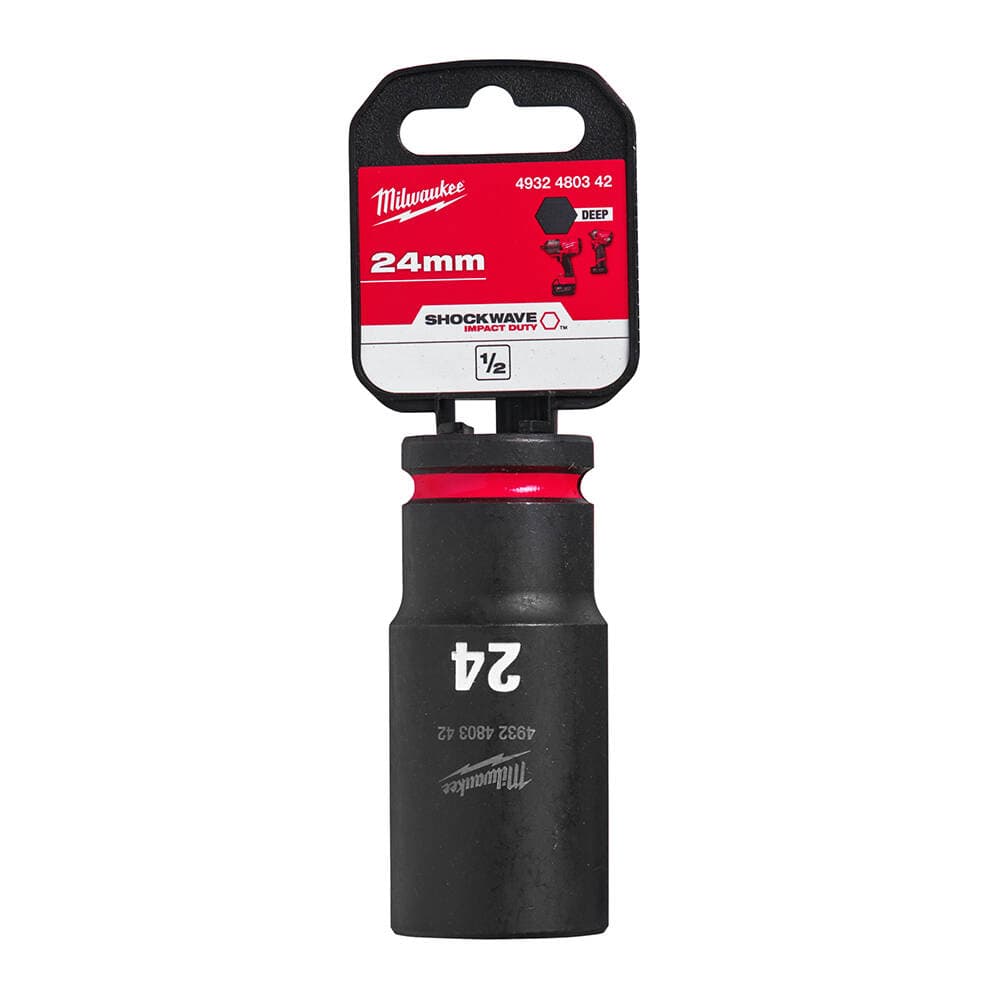Milwaukee 24 mm Darbeli Lokma Endüstri Tip Shw 1/2 İnç Derin