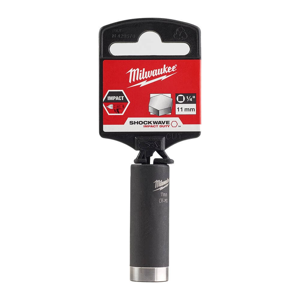 Milwaukee SHW Endüstriyel Darbeli Lokma 1/4 İnç Uzun 11mm-1 Adet (4932478005)