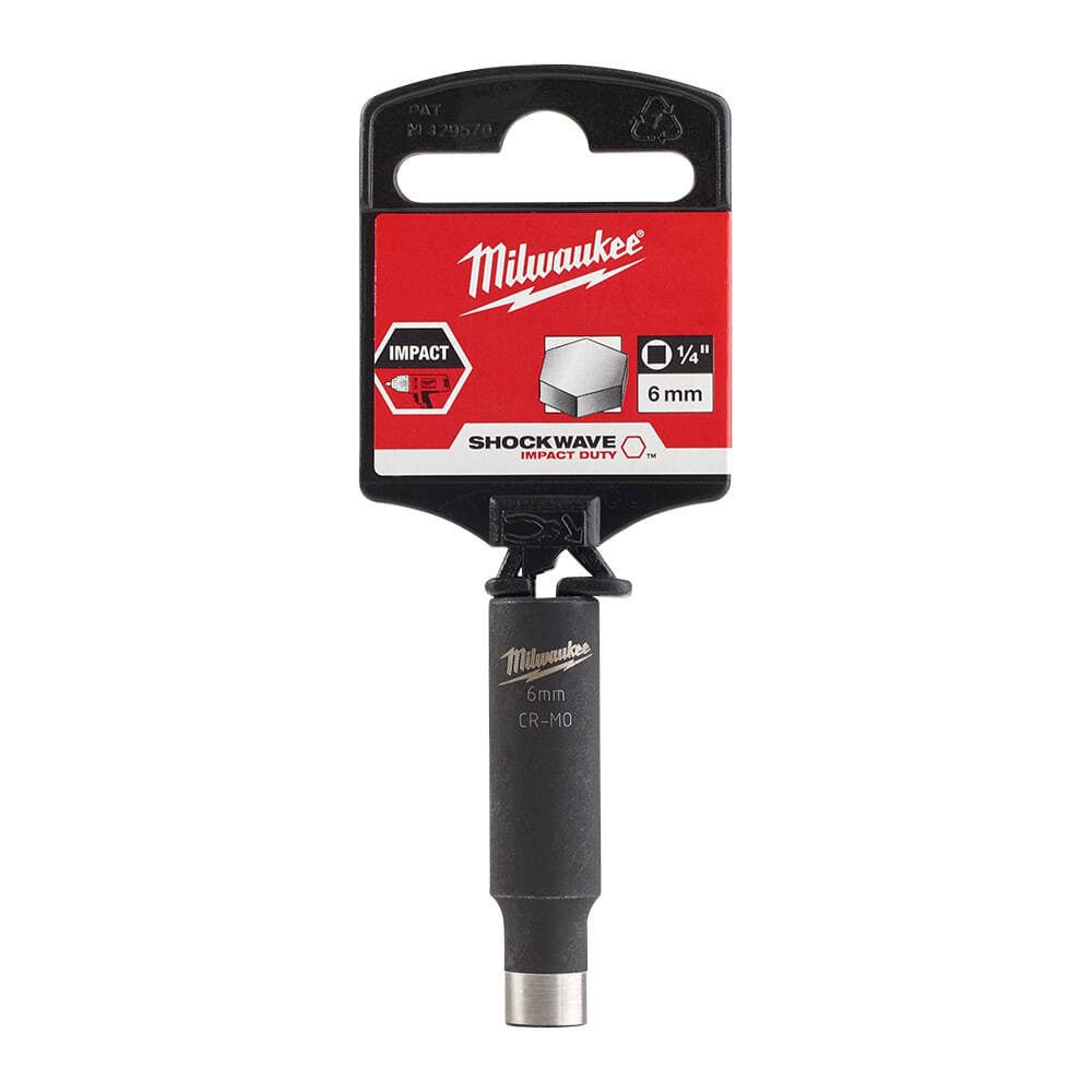 Milwaukee SHW Endüstriyel Darbeli Lokma 1/4 İnç Uzun 6mm-1 Adet (4932478000)