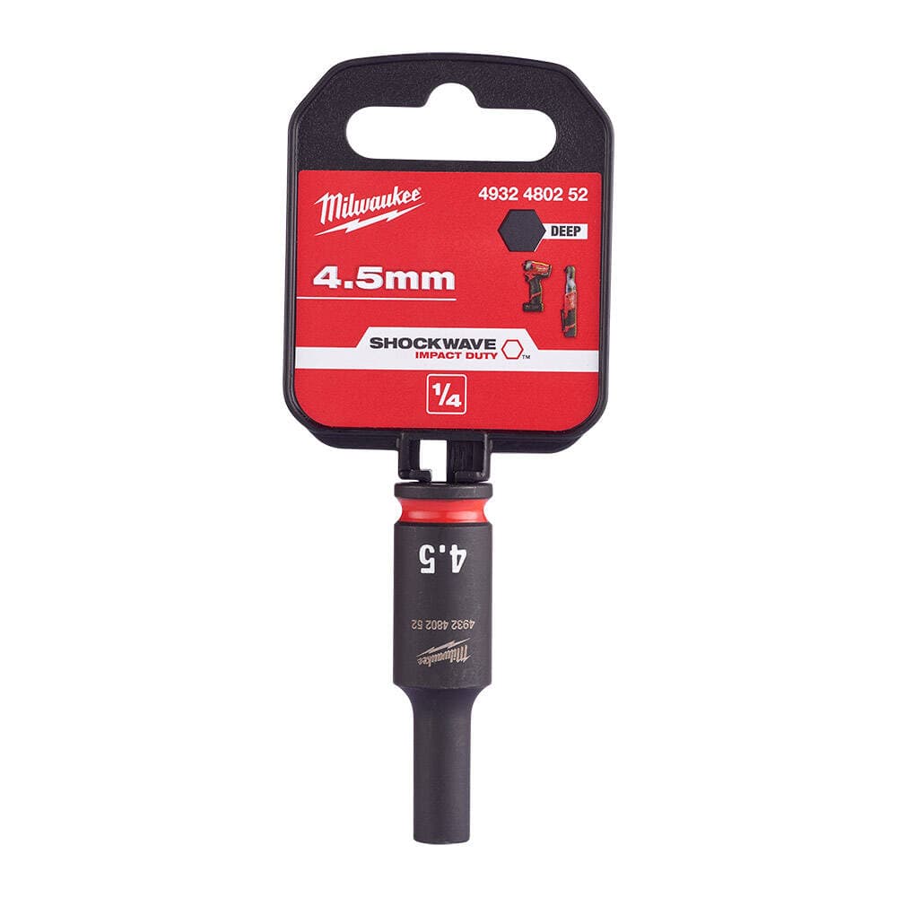 Milwaukee SHW Endüstriyel Darbeli Lokma 1/4 İnçuzun 4.5mm-1 Adet (4932480252)