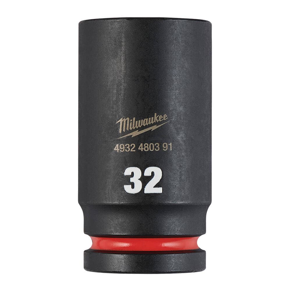 Milwaukee SHW Endüstriyel Darbeli Lokma 3/4 İnç Uzun 32mm-1 Adet