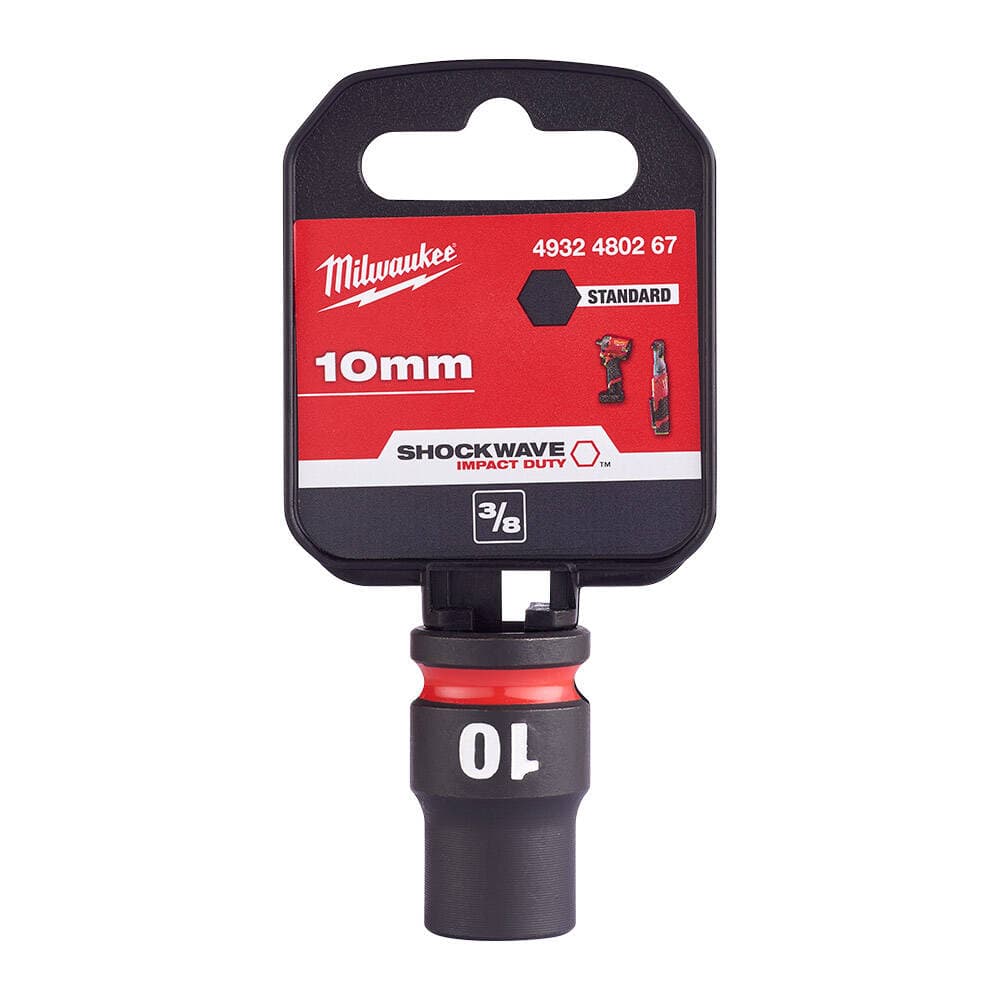 Milwaukee SHW Endüstriyel Darbeli Lokma 3/8 İnç Std 10mm-1 Adet (4932480267)