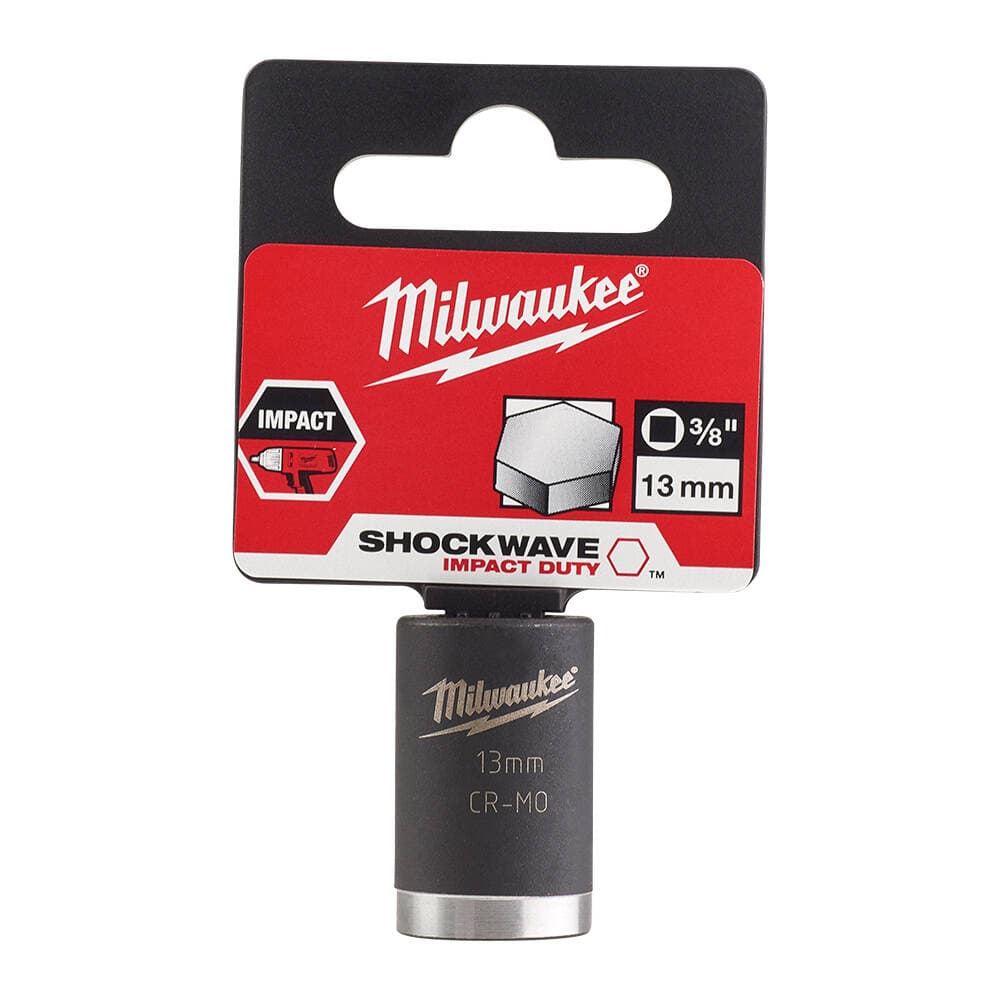 Milwaukee SHW Endüstriyel Darbeli Lokma 3/8 İnç Std 13mm-1 Adet (4932478012)