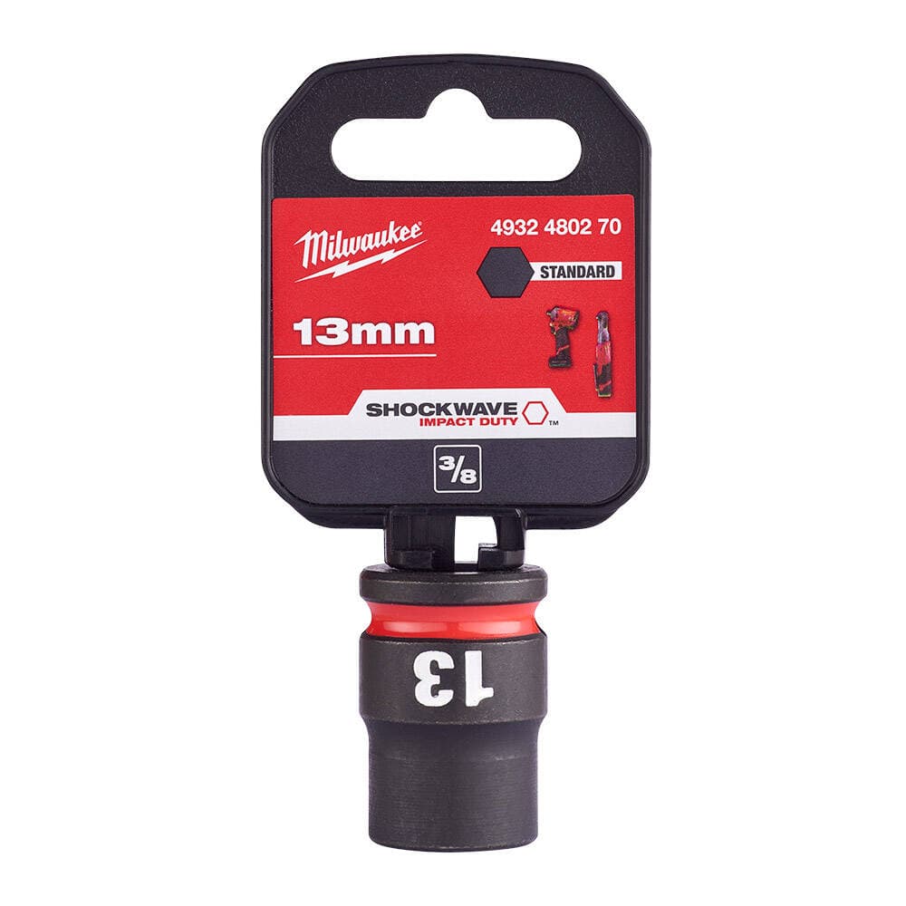 Milwaukee SHW Endüstriyel Darbeli Lokma 3/8 İnç Std 13mm-1 Adet (4932480270)