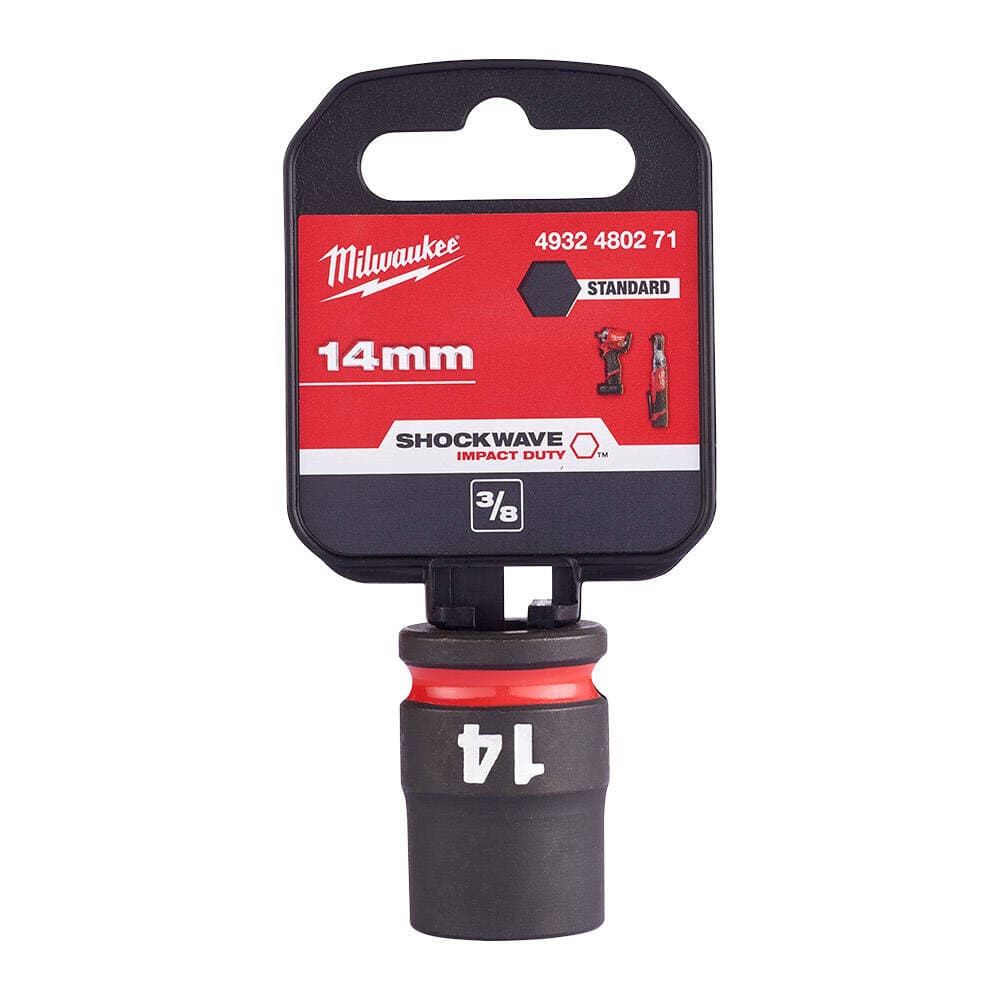 Milwaukee SHW Endüstriyel Darbeli Lokma 3/8 İnç Std 14mm-1 Adet (4932480271)