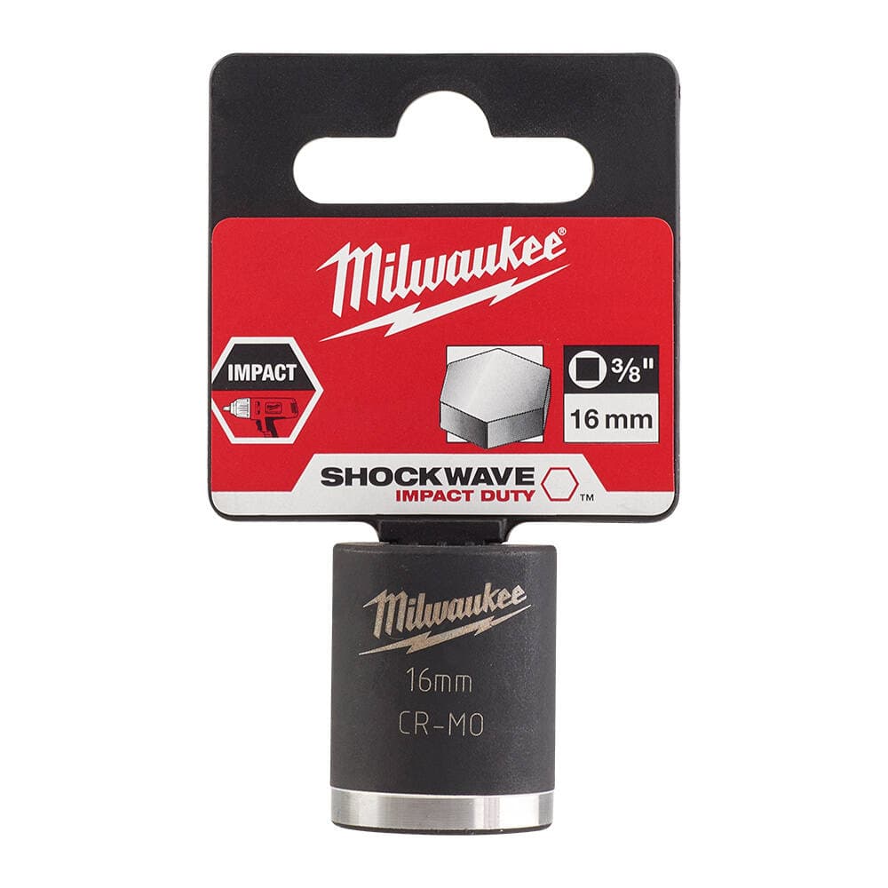 Milwaukee SHW Endüstriyel Darbeli Lokma 3/8 İnç Std 16mm-1 Adet (4932478015)