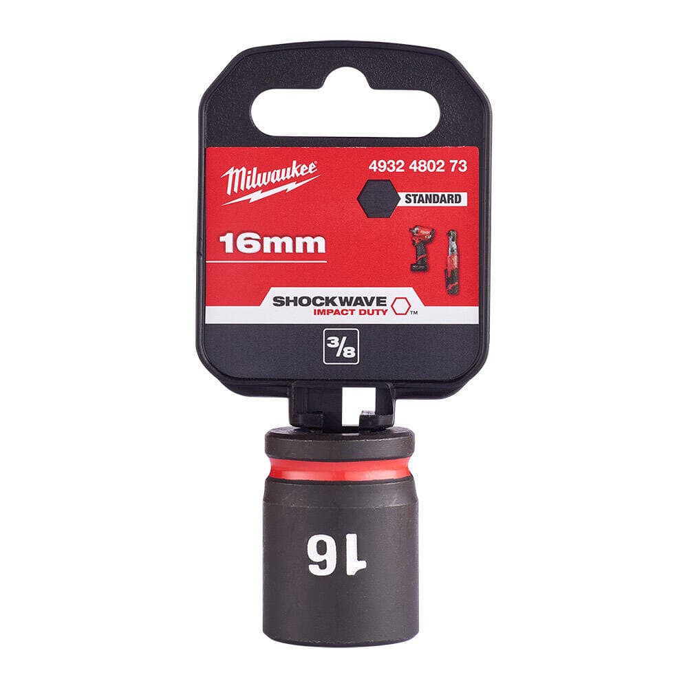Milwaukee SHW Endüstriyel Darbeli Lokma 3/8 İnç Std 16mm-1 Adet (4932480273)