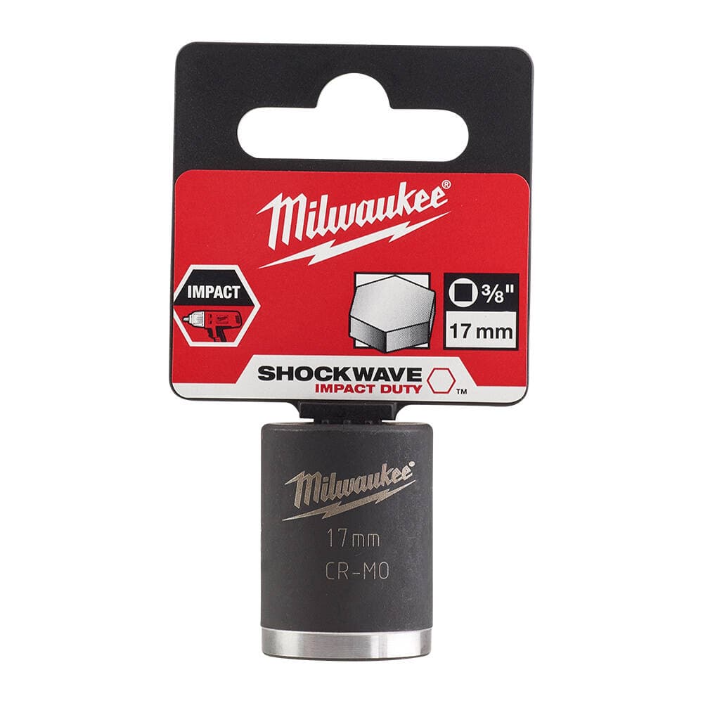Milwaukee SHW Endüstriyel Darbeli Lokma 3/8 İnç Std 17mm-1 Adet