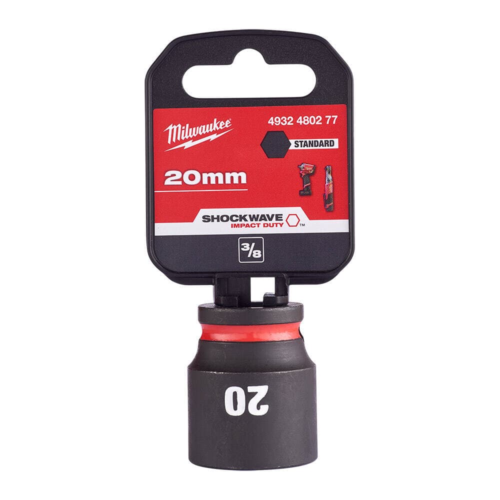 Milwaukee SHW Endüstriyel Darbeli Lokma 3/8 İnç Std 20mm-1 Adet