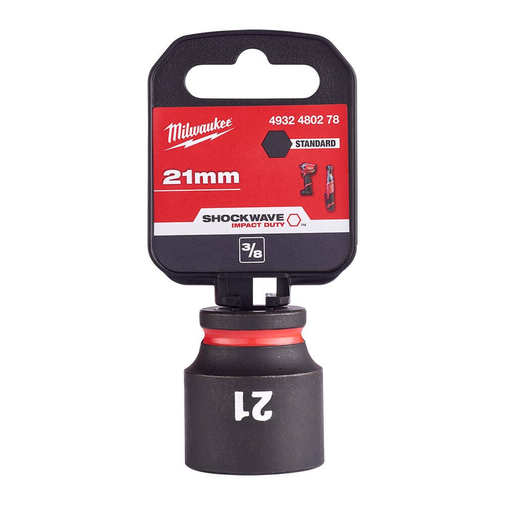 Milwaukee SHW Endüstriyel Darbeli Lokma 3/8 İnç Std 21mm-1 Adet (4932480278)