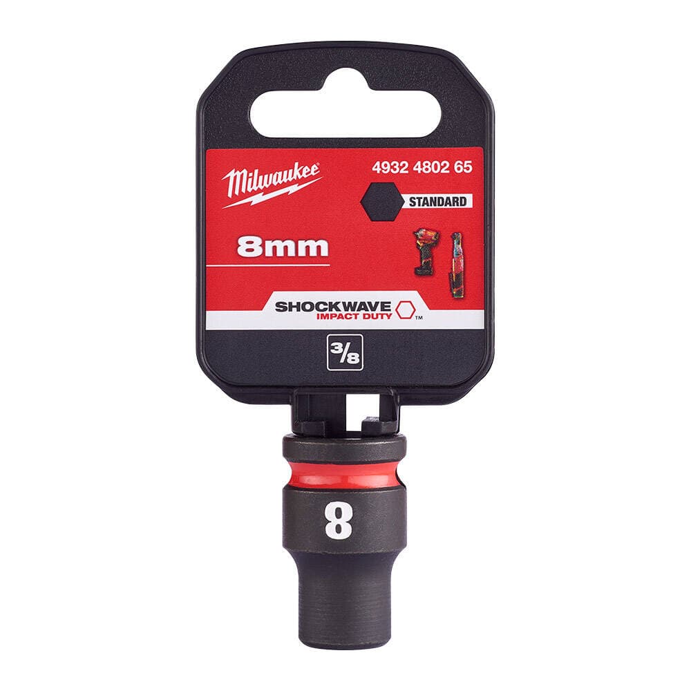 Milwaukee SHW Endüstriyel Darbeli Lokma 3/8 İnç Std 8mm-1 Adet (4932480265)