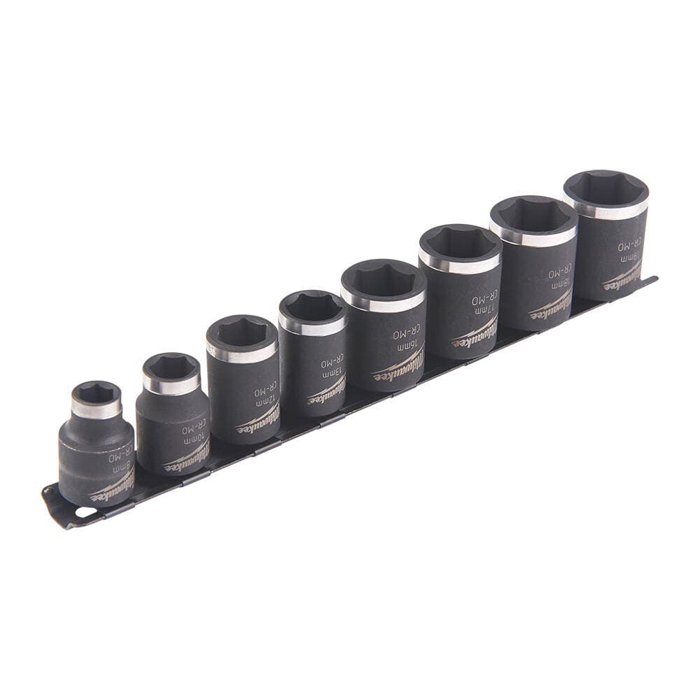 Milwaukee SHW Endüstriyel Darbeli Lokma 3/8 İnç Std Set-8Parça