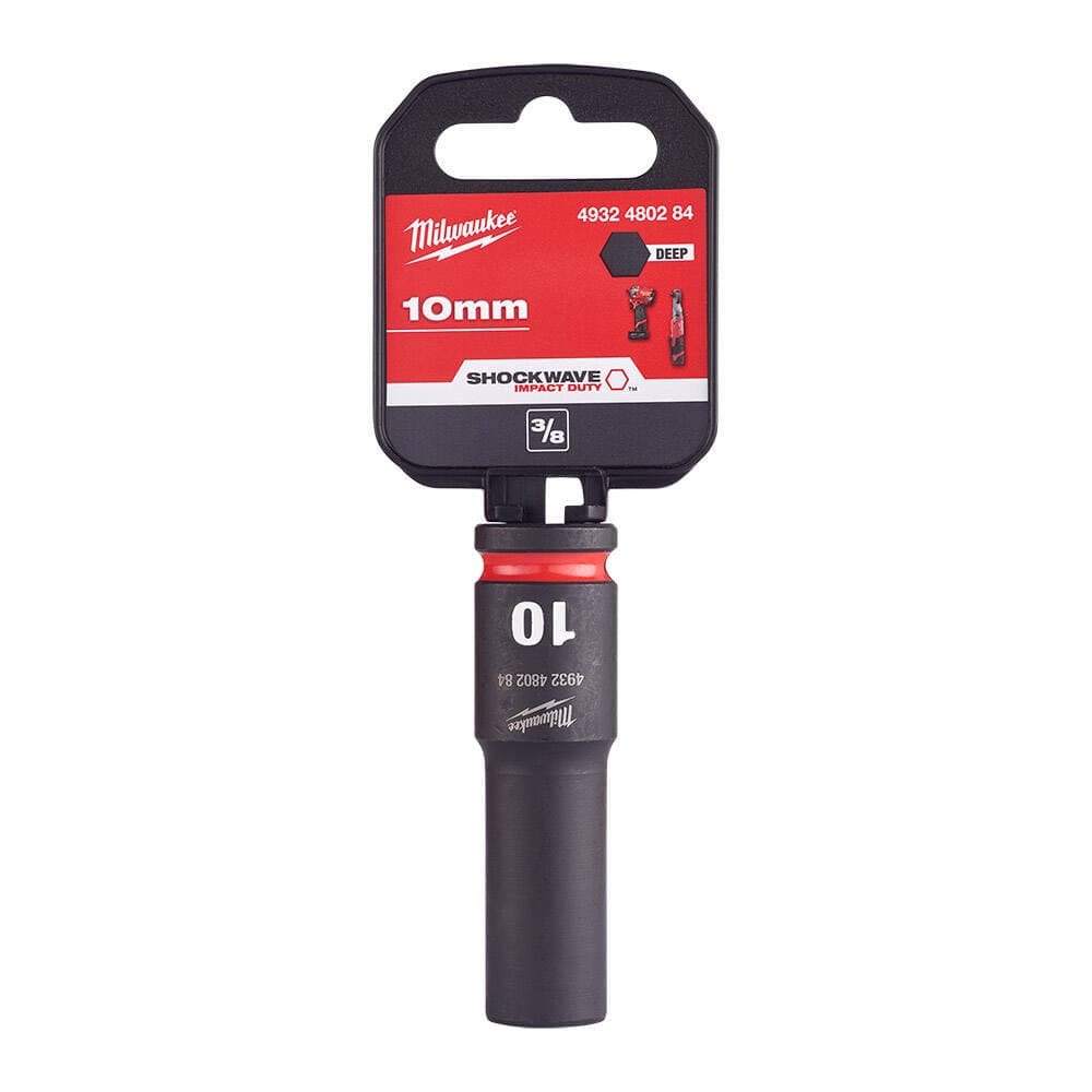 Milwaukee SHW Endüstriyel Darbeli Lokma 3/8 İnç Uzun 10mm-1 Adet