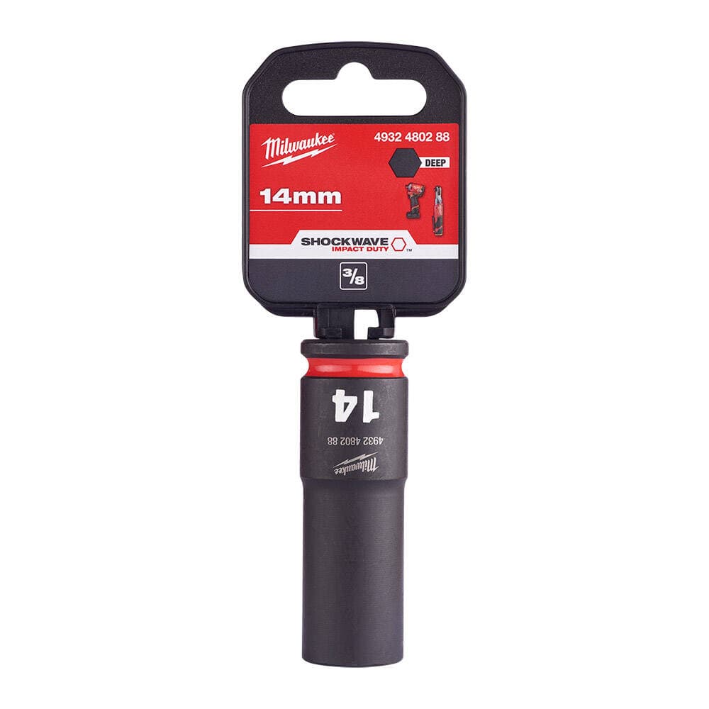 Milwaukee SHW Endüstriyel Darbeli Lokma 3/8 İnç Uzun 14mm-1 Adet (4932480288)