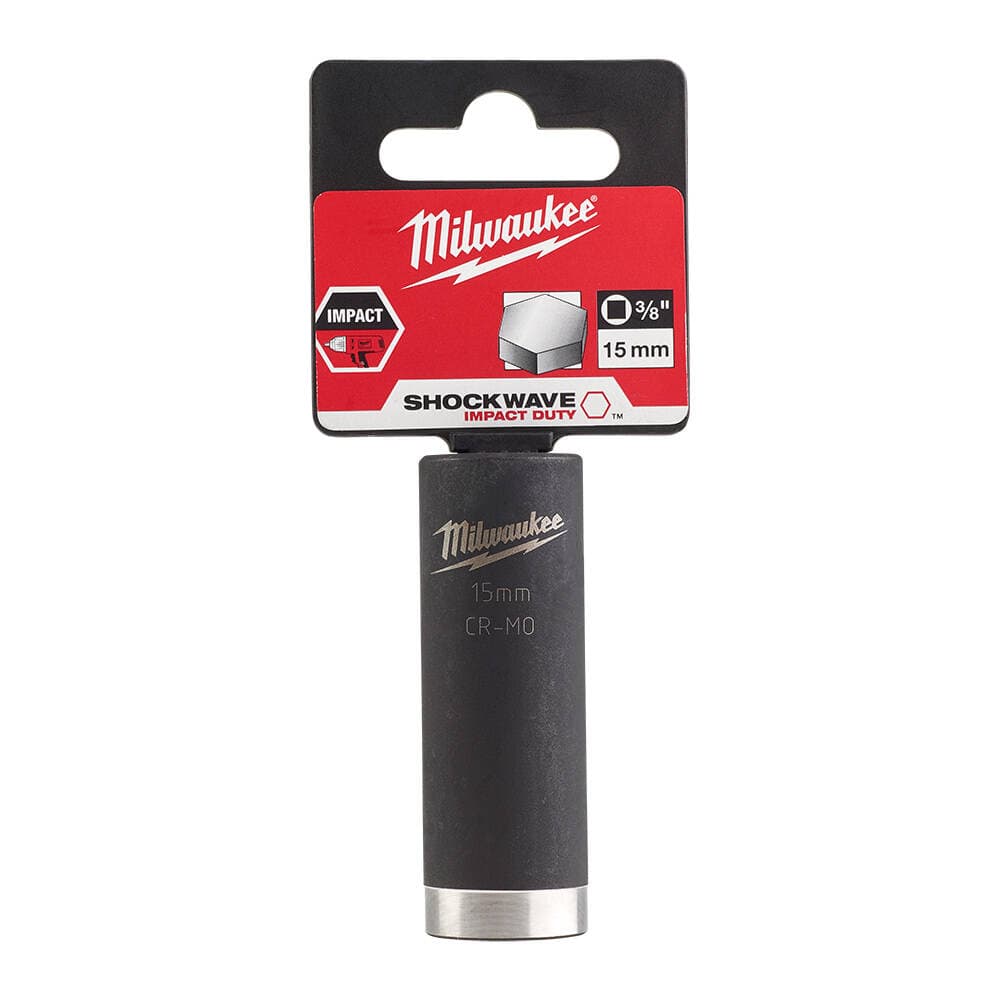 Milwaukee SHW Endüstriyel Darbeli Lokma 3/8 İnç Uzun 15mm-1 Adet (4932478027)