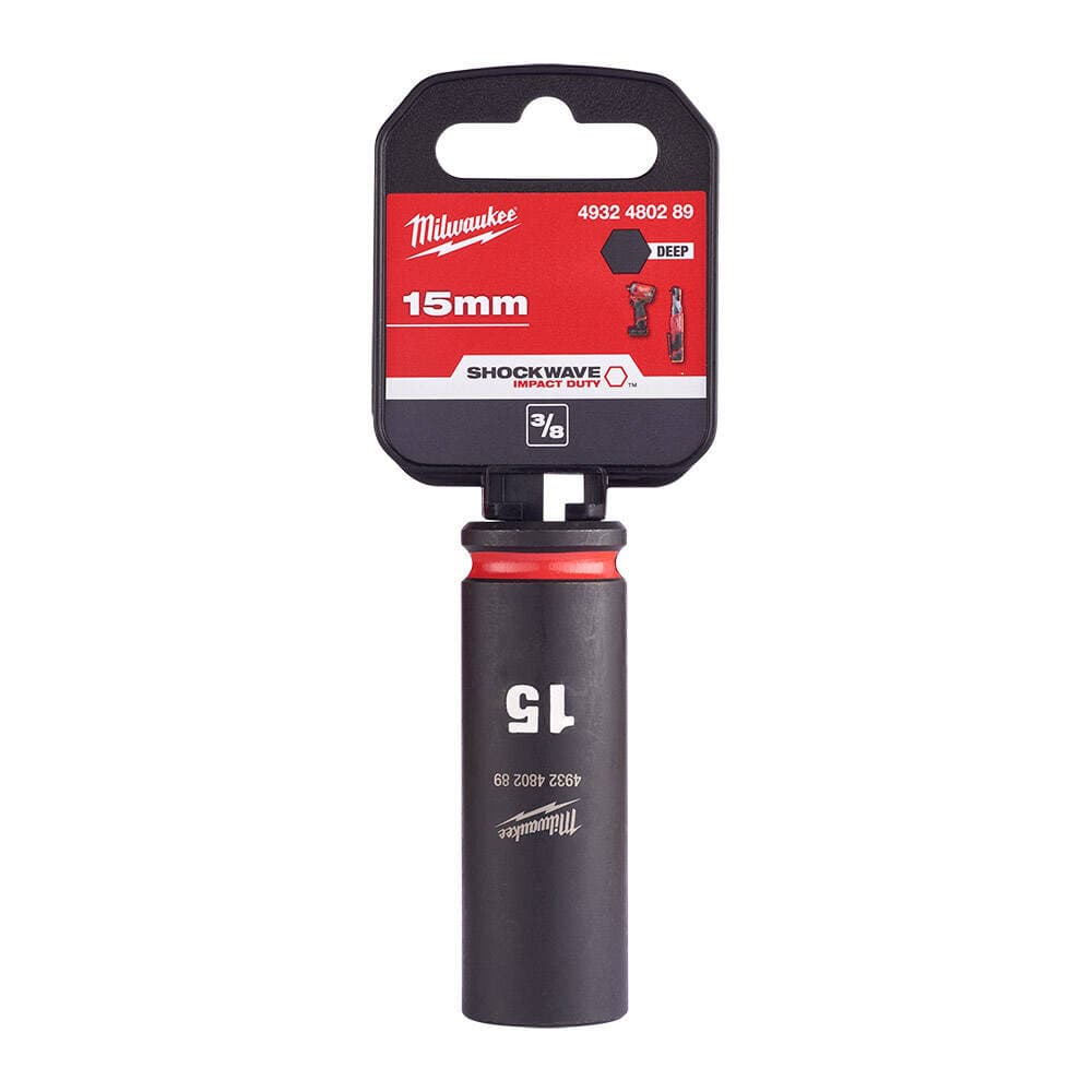 Milwaukee SHW Endüstriyel Darbeli Lokma 3/8 İnç Uzun 15mm-1 Adet (4932480289)