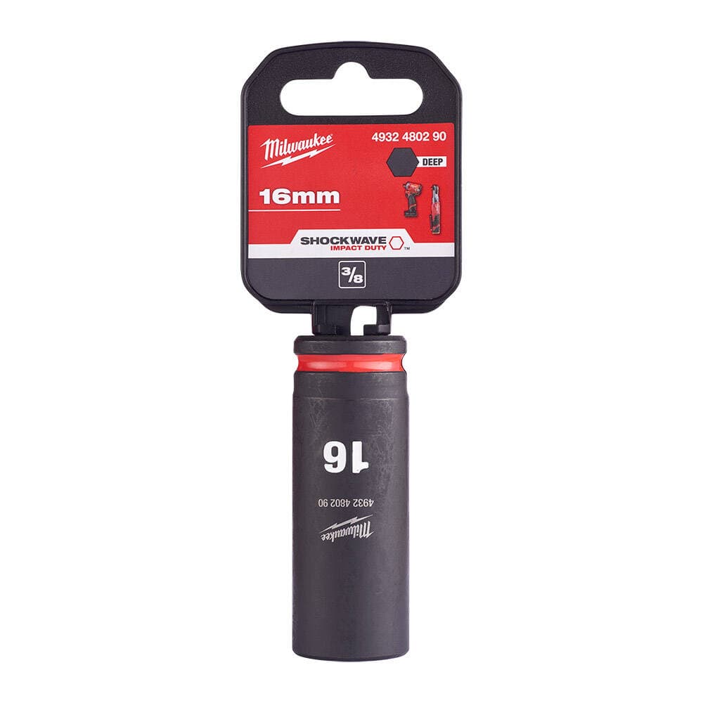 Milwaukee SHW Endüstriyel Darbeli Lokma 3/8 İnç Uzun 16mm-1 Adet (4932480290)