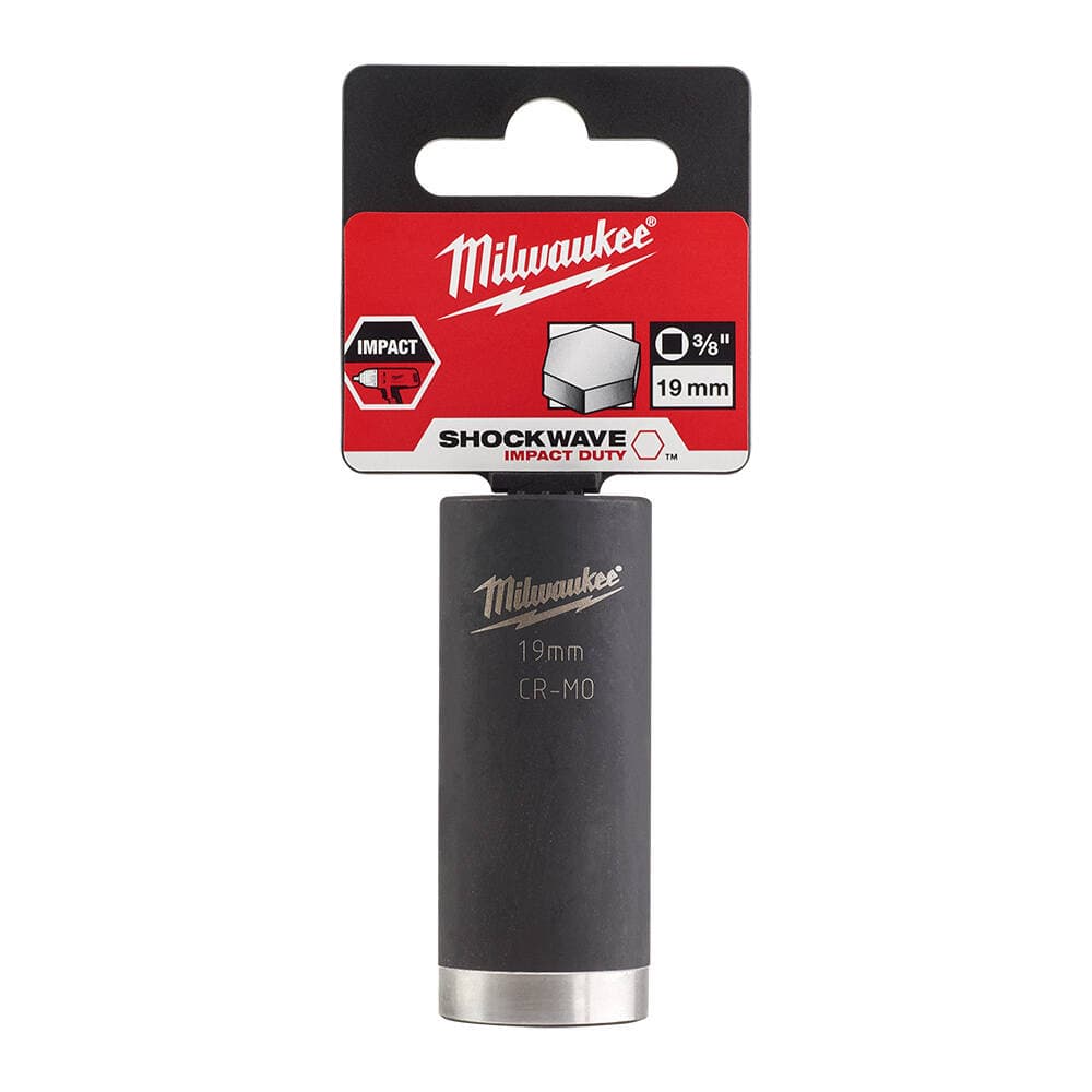 Milwaukee SHW Endüstriyel Darbeli Lokma 3/8 İnç Uzun 19mm-1 Adet (4932478031)
