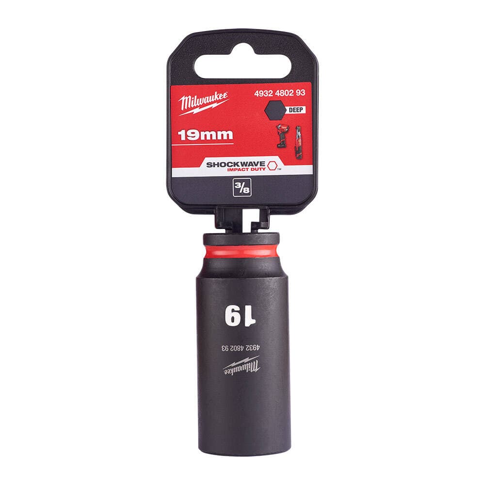 Milwaukee SHW Endüstriyel Darbeli Lokma 3/8 İnç Uzun 19mm-1 Adet (4932480293)
