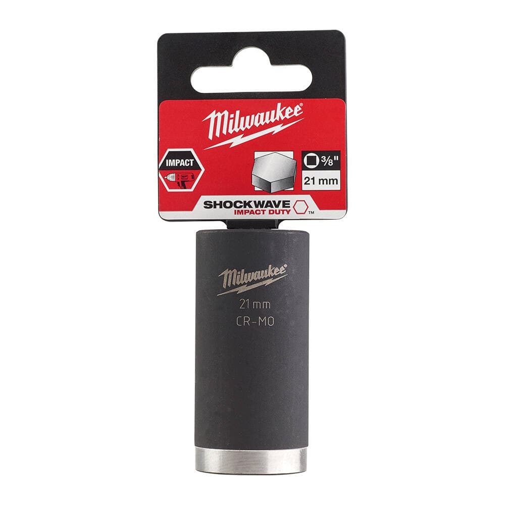 Milwaukee SHW Endüstriyel Darbeli Lokma 3/8 İnç Uzun 21mm-1 Adet (4932478032)