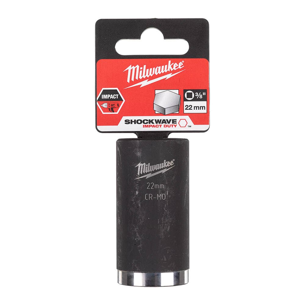 Milwaukee SHW Endüstriyel Darbeli Lokma 3/8 İnç Uzun 22mm-1 Adet (4932478033)