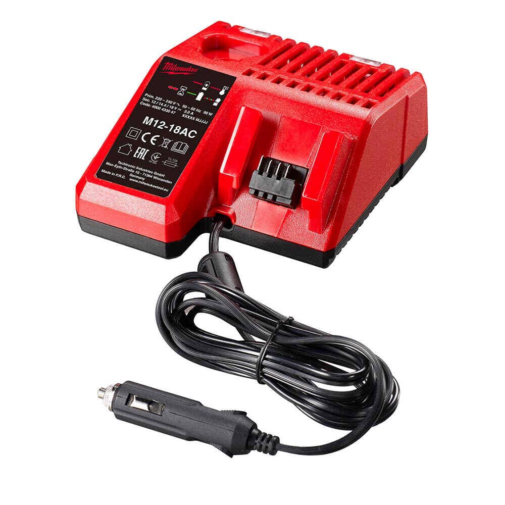 Milwaukee M12-18 AC 12V Araç Şarj Cihazı