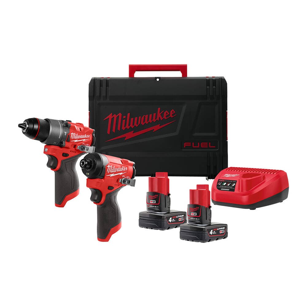 Milwaukee M12 FPP2A2-402X (M12 FPD2 ve M12 FID2) 12V Akülü Set