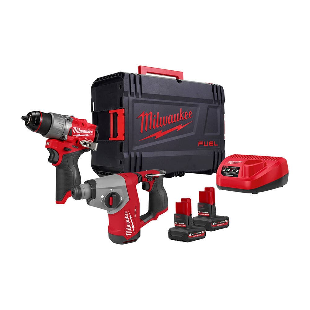 Milwaukee M12 FPP2BG2-502X - 2’li Set (FPD2-FHAC16)