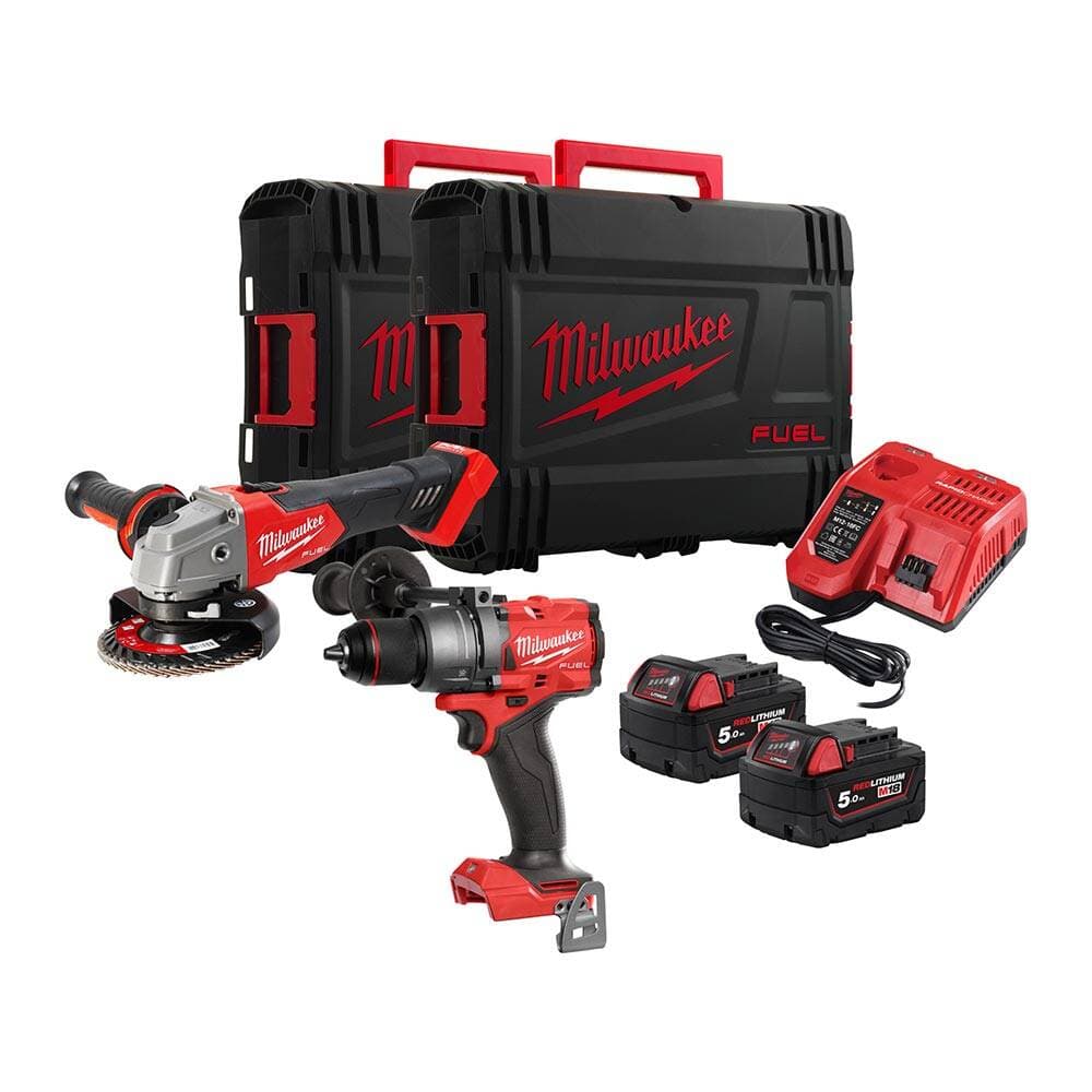 Milwaukee M18 FPP2E3-502X Akülü Set (FPD3-FSAG125)