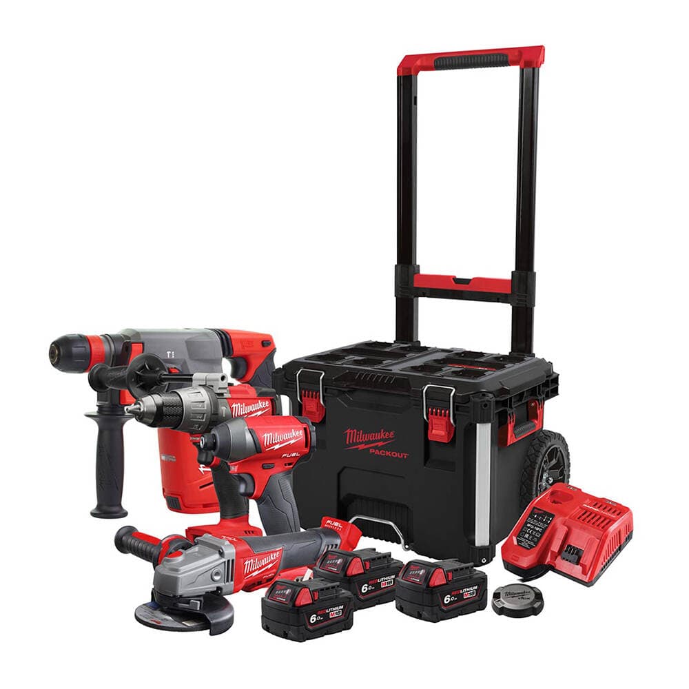 Milwaukee M18 FPP4A-603P 4'lü Set - 3 Adet 6 Ah Akü