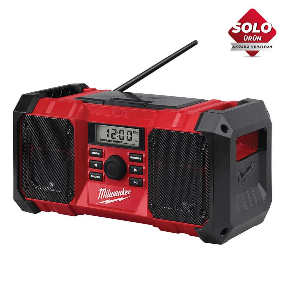 Milwaukee M18 JSR-0 Akülü Şantiye Tipi Radyo