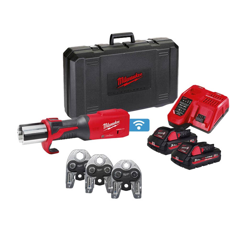 Milwaukee M18 ONEBLHPT-302C Boru Pres One-Key TH-Set 16/20/32 Çeneler İle Birlikte