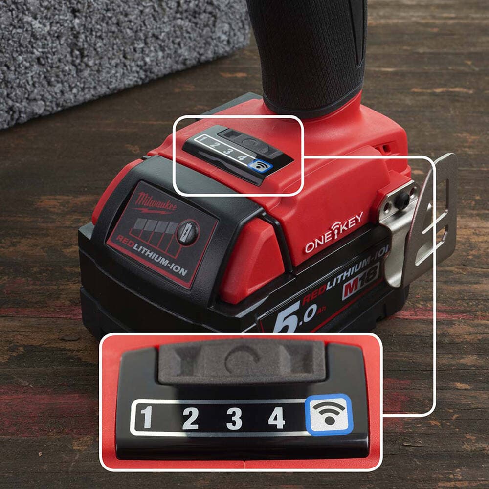 Milwaukee M18 ONEPD2-502X One-Key Akülü Darbeli Matkap & Vidalama