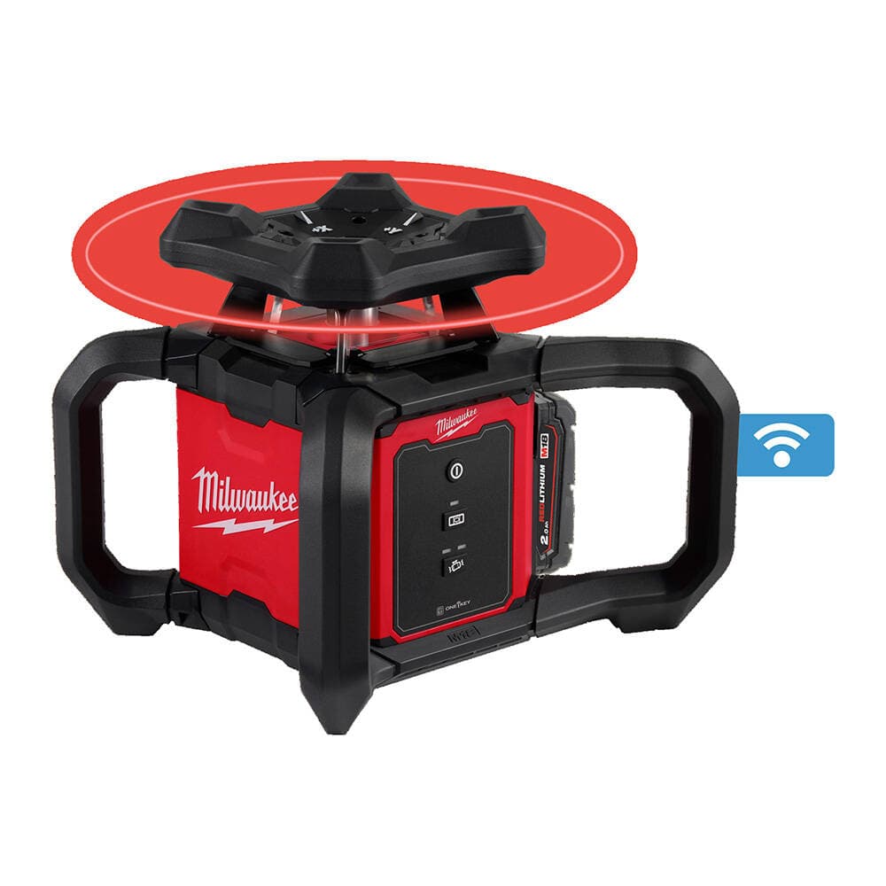 Milwaukee M18 RLOH600-201C 600M Yatay Otomatik Döner Lazer